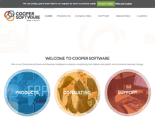 Tablet Screenshot of coopersoftware.co.uk
